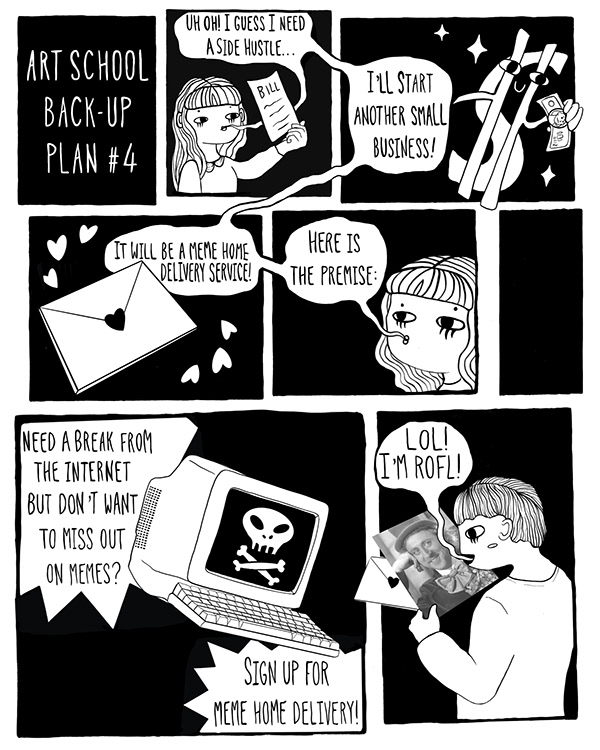 Art School BackUp Plans - web comic