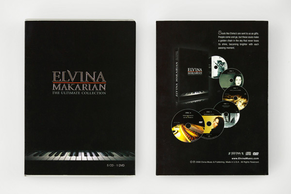 Elvina  makarian makaryan cd boxset Alpha graph alphagraph Creative Group harut art genjoyan CD packaging design graphic DVD jazz music