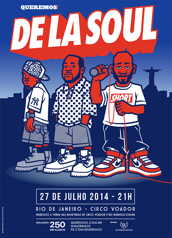 Davy Le Chevance mightyshort DeLaSoul queremos hiphop riodejaneiro