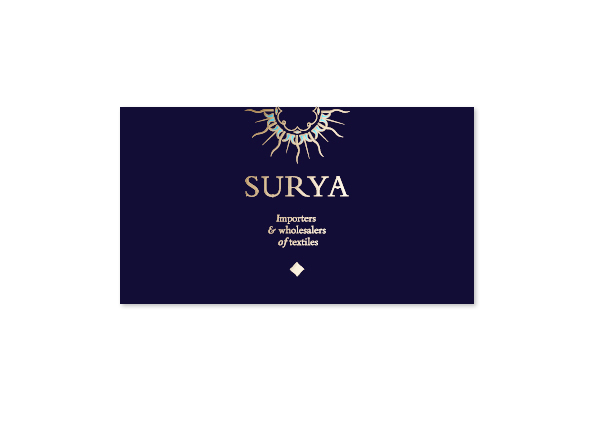 logo ID Logotype print business card Identity Design design Sun surya Textiles лого логотип Сурья дизайн