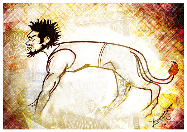Ian Njuguna Illustrator kenya africa east africa nairobi best @iannjuguna PESA Paper chase warm afro heritage Lions