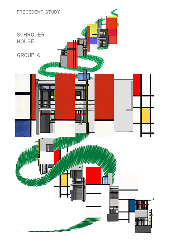 Schroder House Precedent on Behance