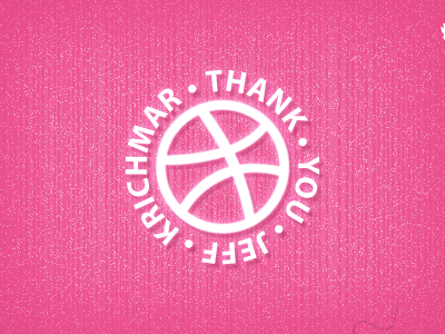 animated motion debut dribbble first shot gif Invitation invite thank you thanks silent movie