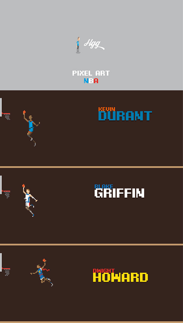 Pixel Art _NBA Dunkers