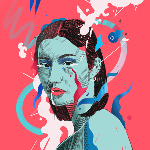 Illustrated Portraits - Update 02 on Behance