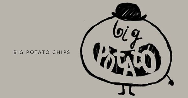 Packaging design - Big Potato Chips