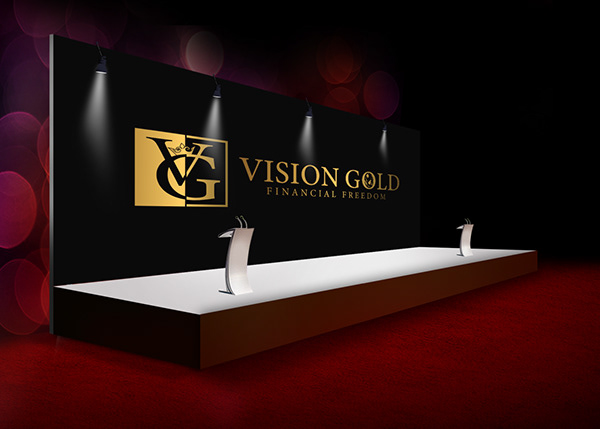 Vision Gold | Financial Freedom Logo Design