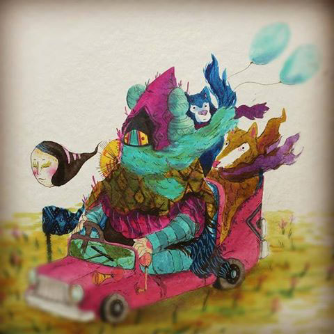 nijah lefevre piñatha Brujas mexico ilustracion diseño personajes