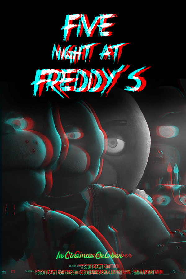 FNaF Movie Golden Freddy Poster Mock-up : r/fivenightsatfreddys