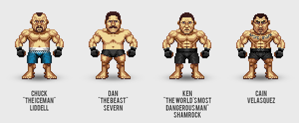 Pixel UFC Fighters