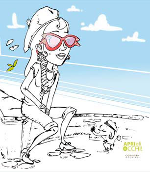 vespa vespe motocicli occhiali comics draws donne trendy youth glasses Motor