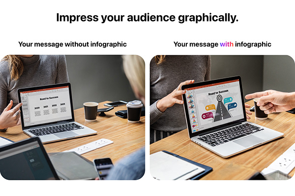 Free Infographic PowerPoint Canva Presentation Template