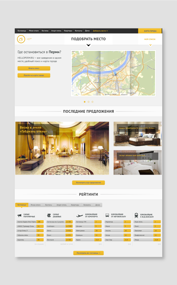 hotel tourism Russia search room map Perm-city