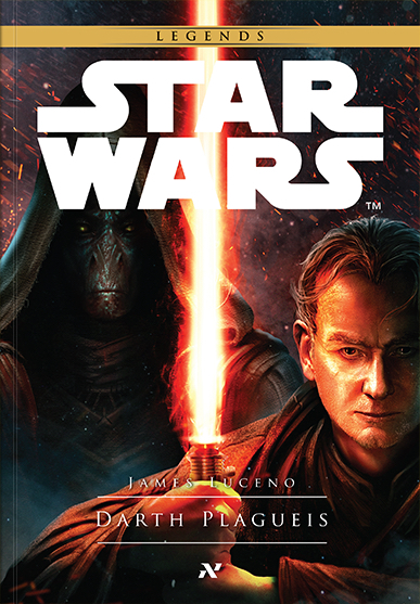 star wars book cover sith jedi darth plagueis darth sidious palpatine lucas Lucasfilm Editora Aleph