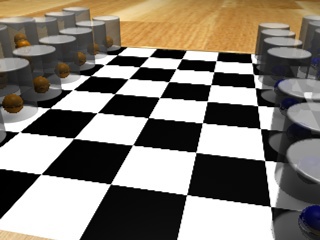 chessboard swinging pendulum