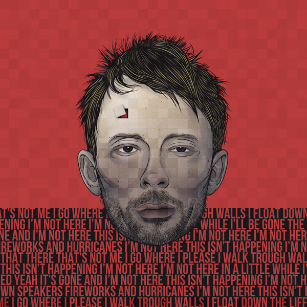 Radiohead thom Yorke poster