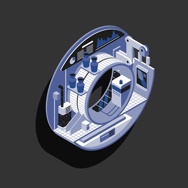 Wired cover job Isometric letters MoGraph motiongraphics gif flat 3D