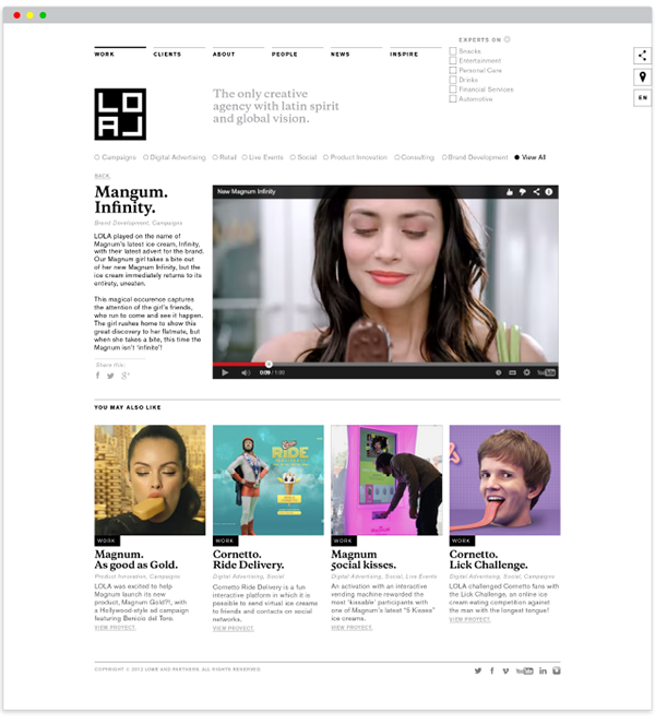 UI ux Web corporate online branding