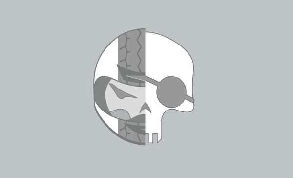 POL branding  Icon skull