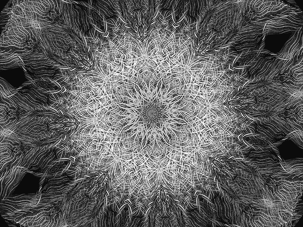 psychedelic black and white gif movement