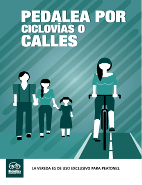 bicicleta comunicacion vial Bicycle safety poster flyer proyecto vialidad bicucultura