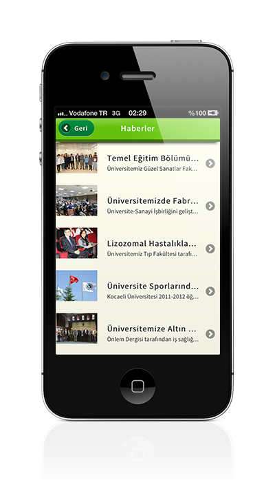 kocaeli University kocaeli university kocaeli üniversitesi université iphone app design ios android apple iphone 5 izmit uygulama application