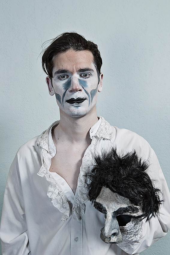 theater  Theatre costume makeup maquillage comédien actor portrait clown