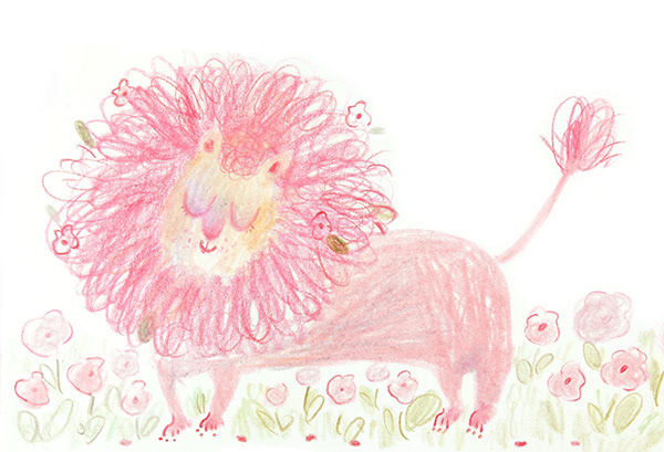 粉紅色獅子