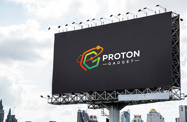 Proton Gadget Logo Design, Logo, Modern logo, Ecomerce