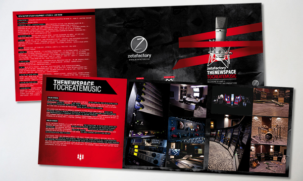 Zeta Factory zeta studio graphics brochure flyers productions
