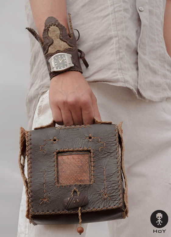 fashion accessory leather handmade Custom hand sewn