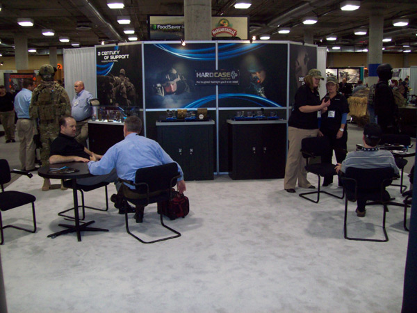 Energizer Hardcase Tactical tradeshow booth