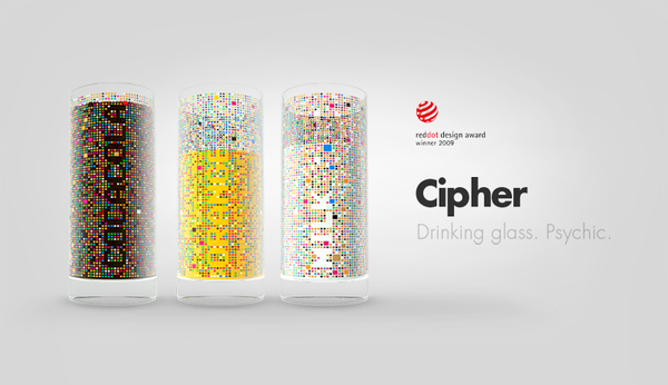 Cipher - Drinking glass concept