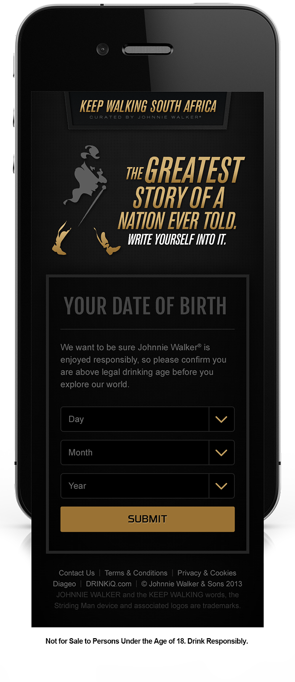 Johnnie Walker Keep Walking Responsive