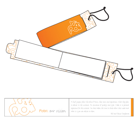 logo contemporary Packaging identity personality modern bold quirky potiri kumquat design Retail