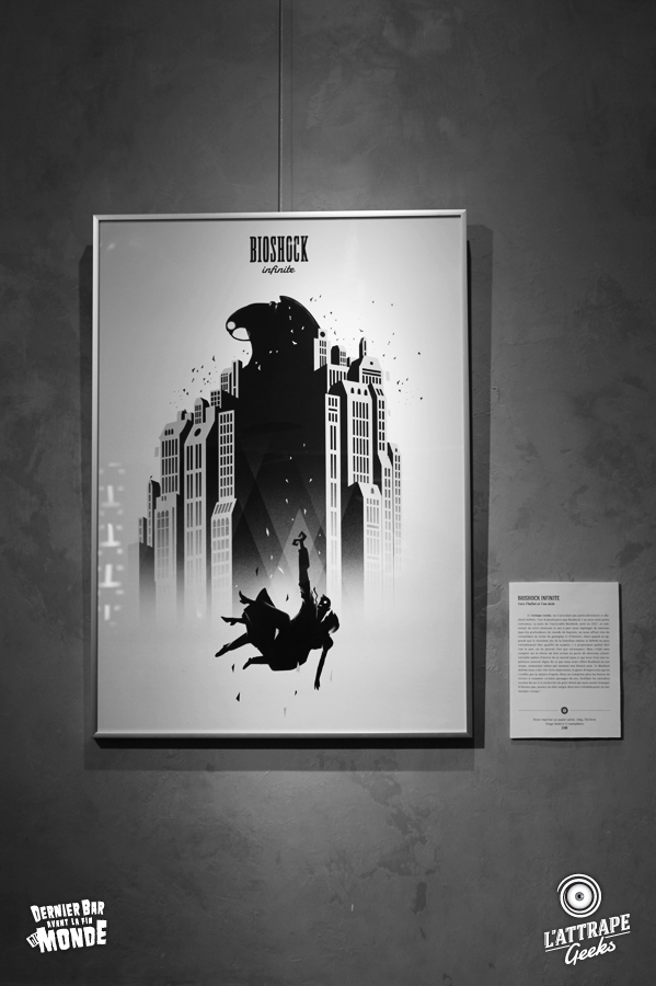 Exhibition  geek black & white poster