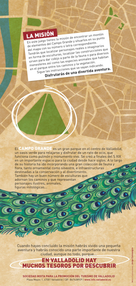 brochure city ciudad folleto ILLUSTRATION  ilustracion Park Parque