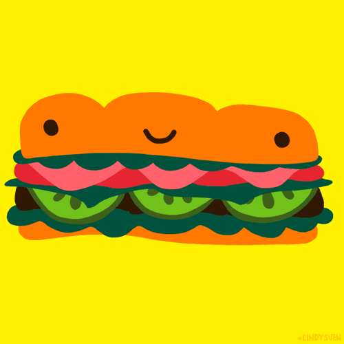 subway giphy januany sandwich animated gif gif Parachute Sub Food 