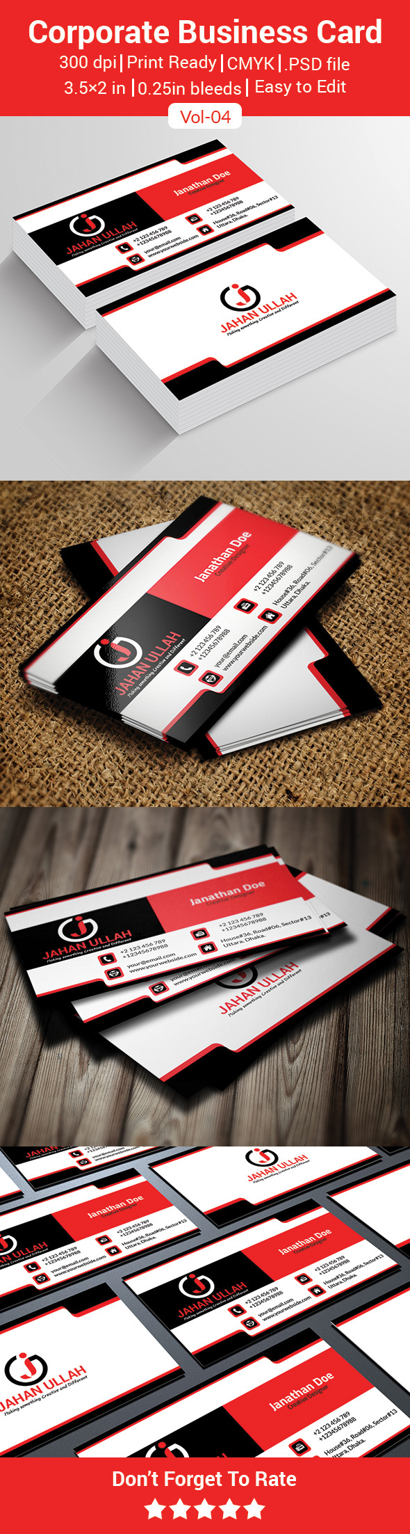 modern creative corporate business card clean business personal elegant stylish template simple print card color black