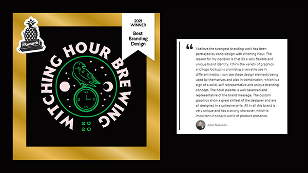 Witching Hour Brewing Brand Identity