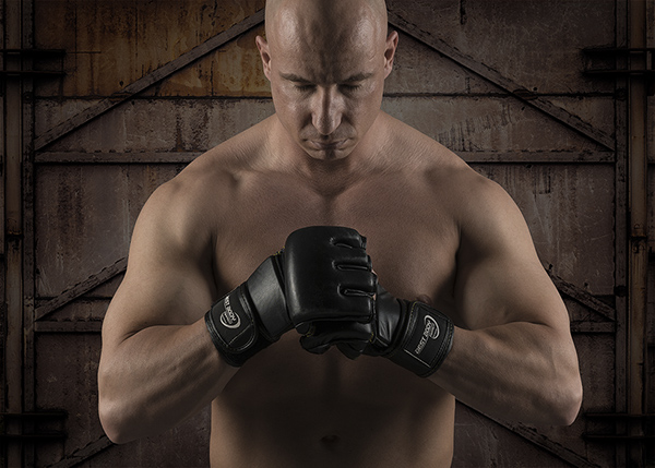 dico dico-portrait composing photoshop Fighter man muscles