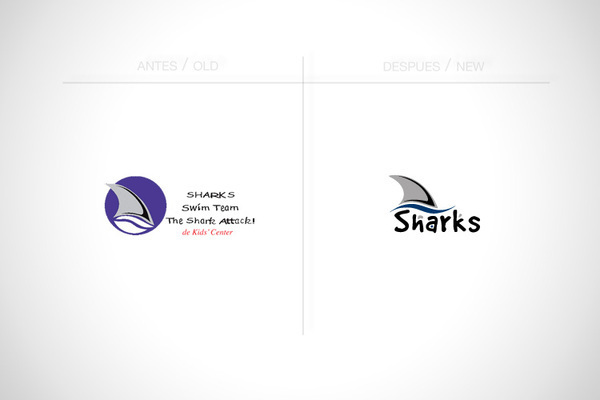 sharks swim team dance studio World Gym Guatemala logos