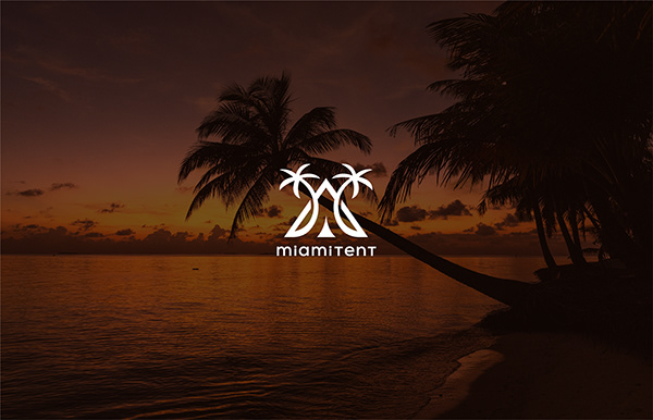 Tent Logo । Miami Beach Tent logo