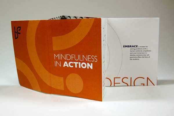 non profit Production graphics Collateral book design Education design thinking