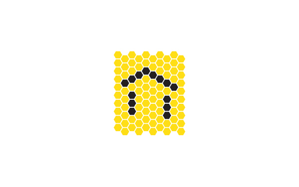 multiporta ebaq  branding Stationery identity yellow bee hexagon house real estate movable honey