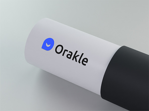 Orakle technology branding, Minimalist O letter logo