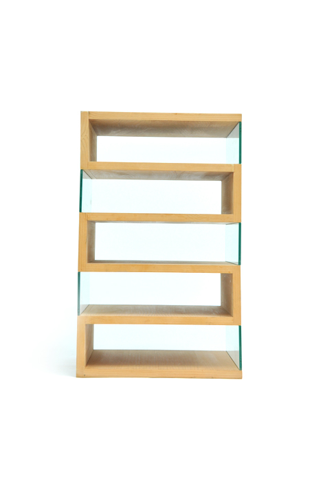 Shelf Unit Michal rudzki Cedar glass