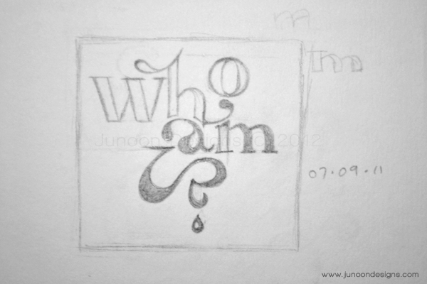 hand drawn  typography Typeface freehand Free style freedom Love Quotes words phrases Who Am I? kiss mind over matter sexy faith