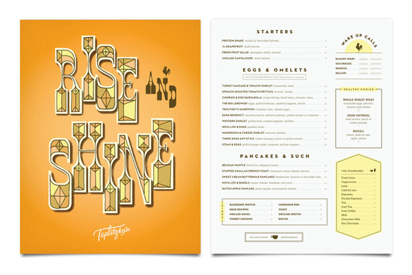 Teplitzky's type design menus