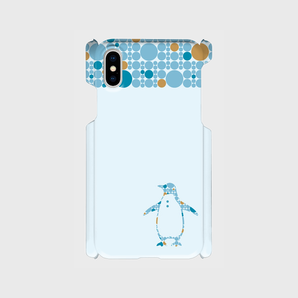 smartphone case design penguin dots